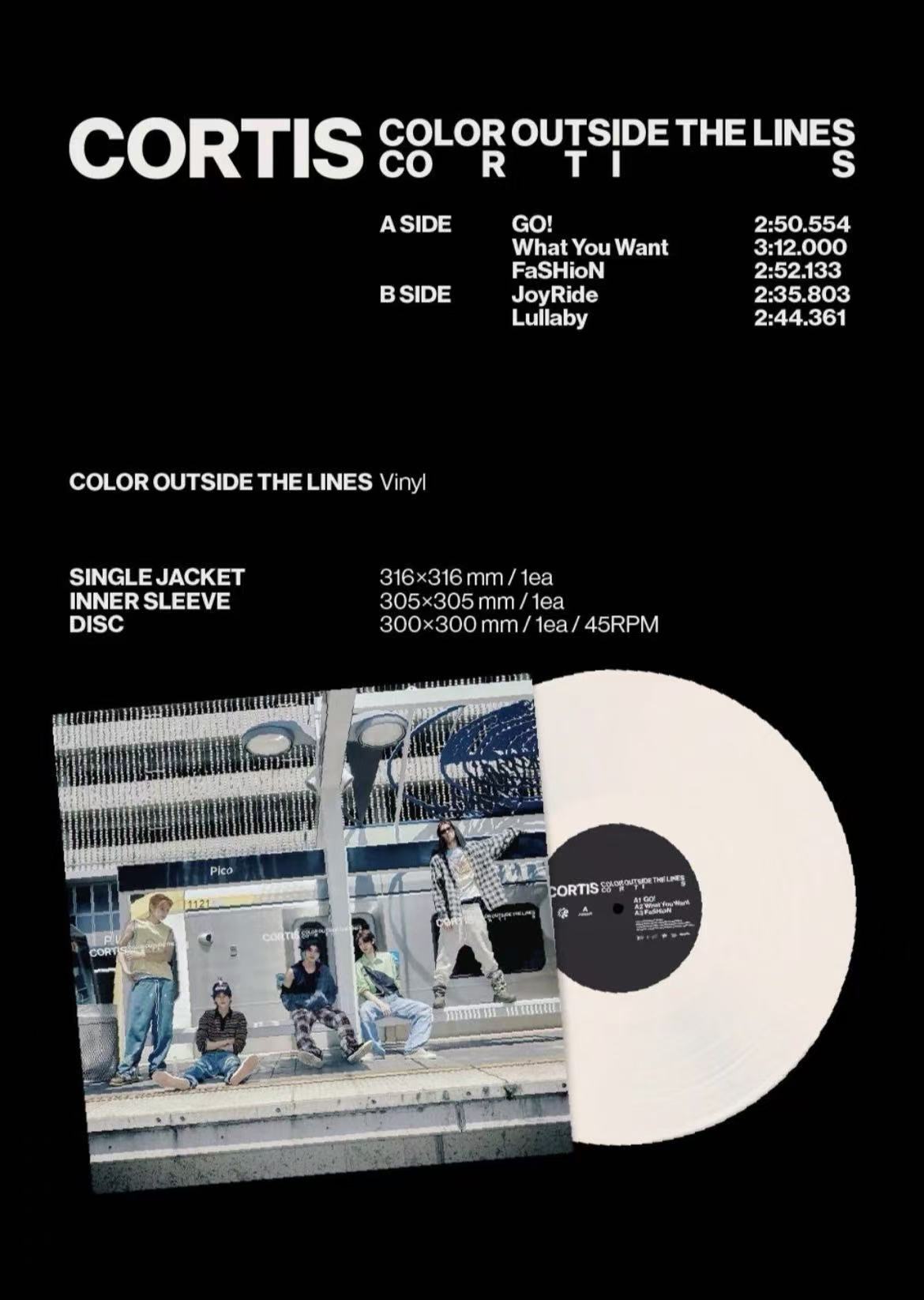 Cortis Colour Outside The Lines (LP) Vinyl