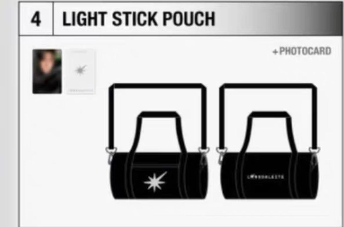 Baekhyun Lonsdaleite Asia Tour light stick pouch