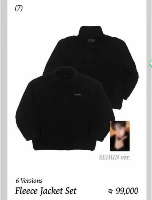 EXO REVERXE pop up fleece jacket (China Exclusive)