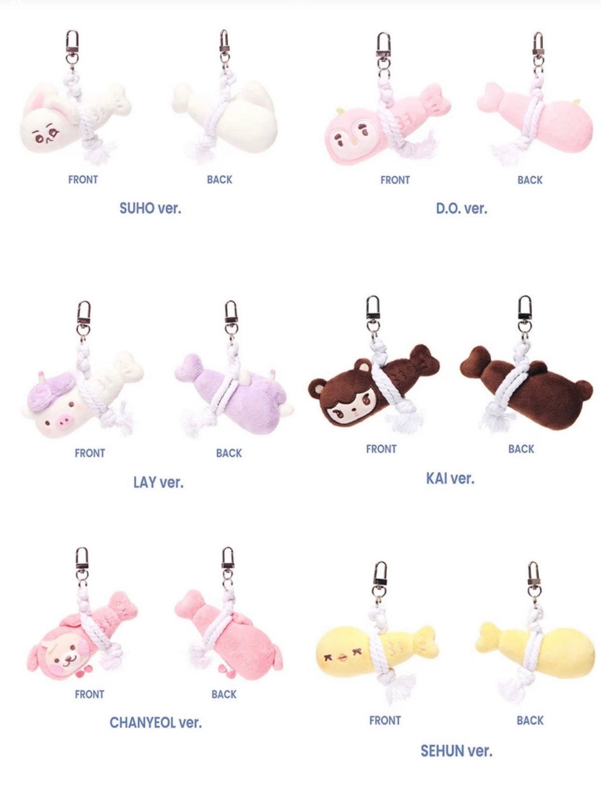EXO - Lucky Doll Keyring [2026 'We are DOLL! EXO-MUNGCHIZ' Official MD]