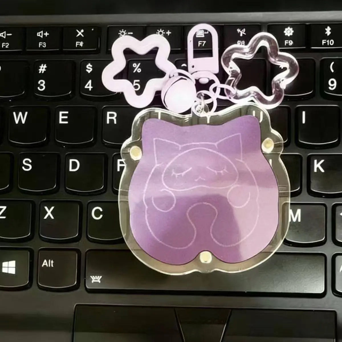 Baekhyun’s concert confetti protective case keychain set (four together)